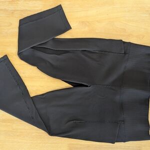 Athleta Black Ribbed Leggings